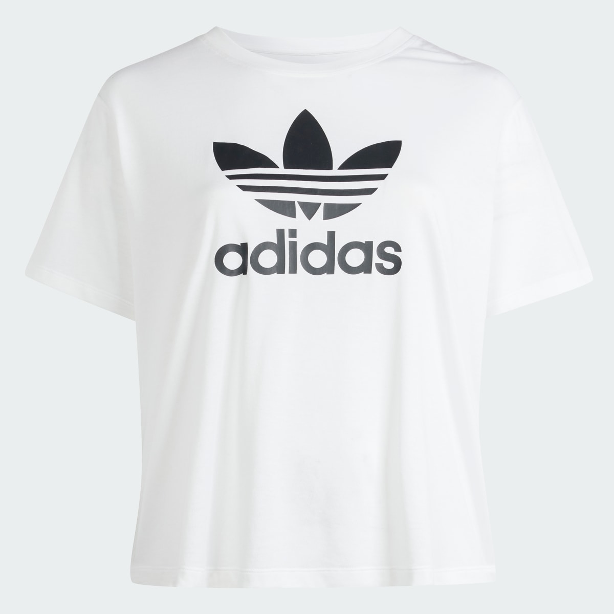 Adidas T-shirt adicolor Trefoil Boxy (Curvy). 5