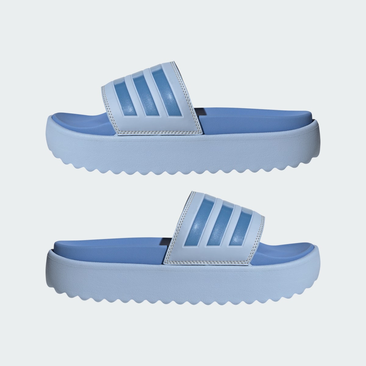 Adidas Adilette Platform Slides. 8