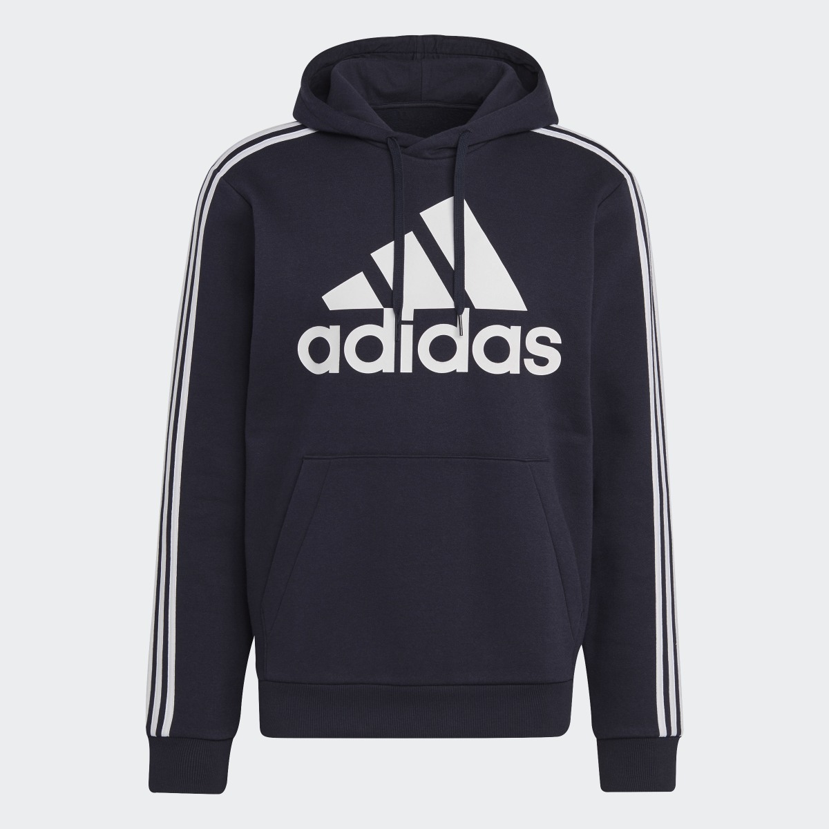 Adidas Sweat-shirt à capuche Essentials Fleece 3-Stripes Logo. 5