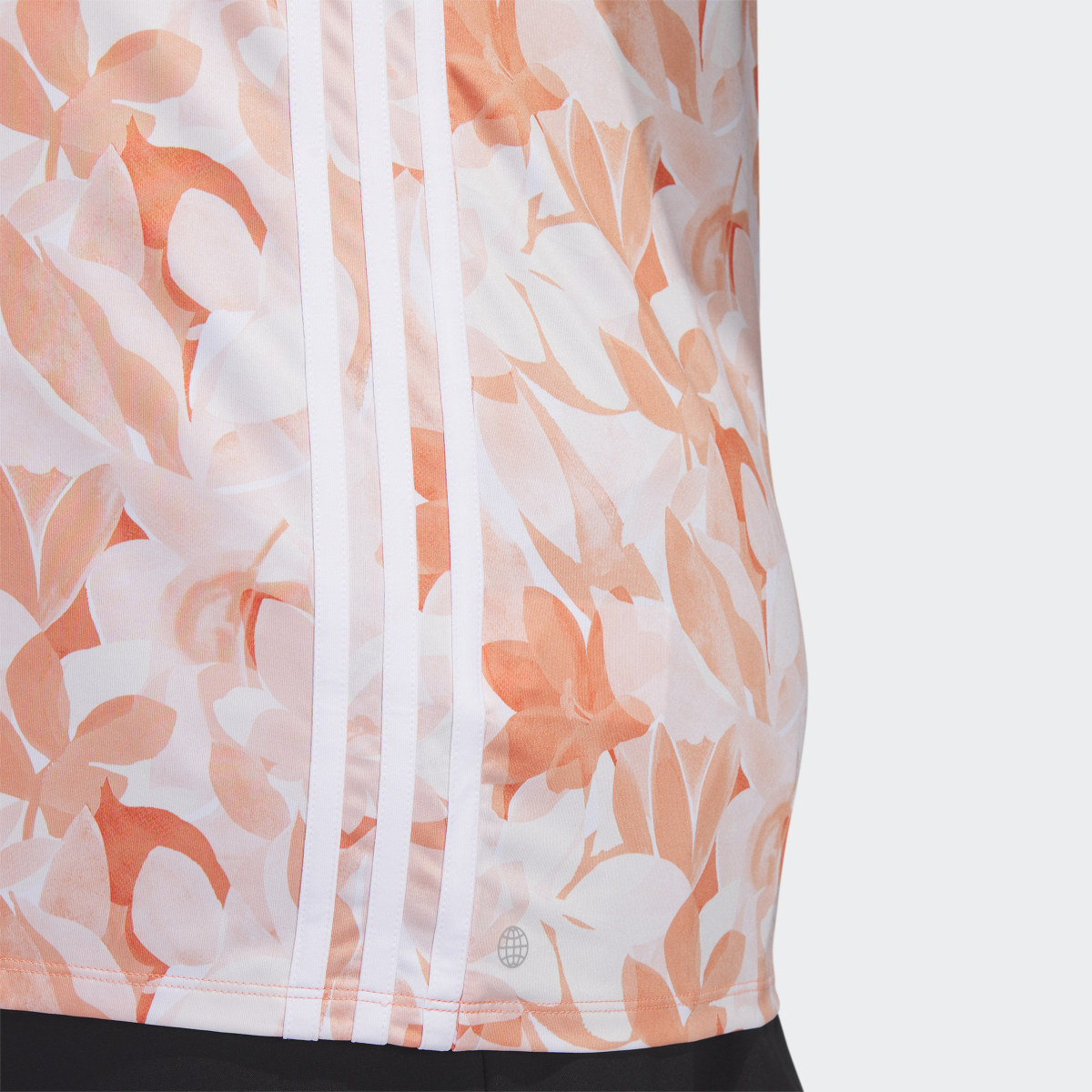 Adidas Floral Golf Polo Shirt (Plus Size). 8