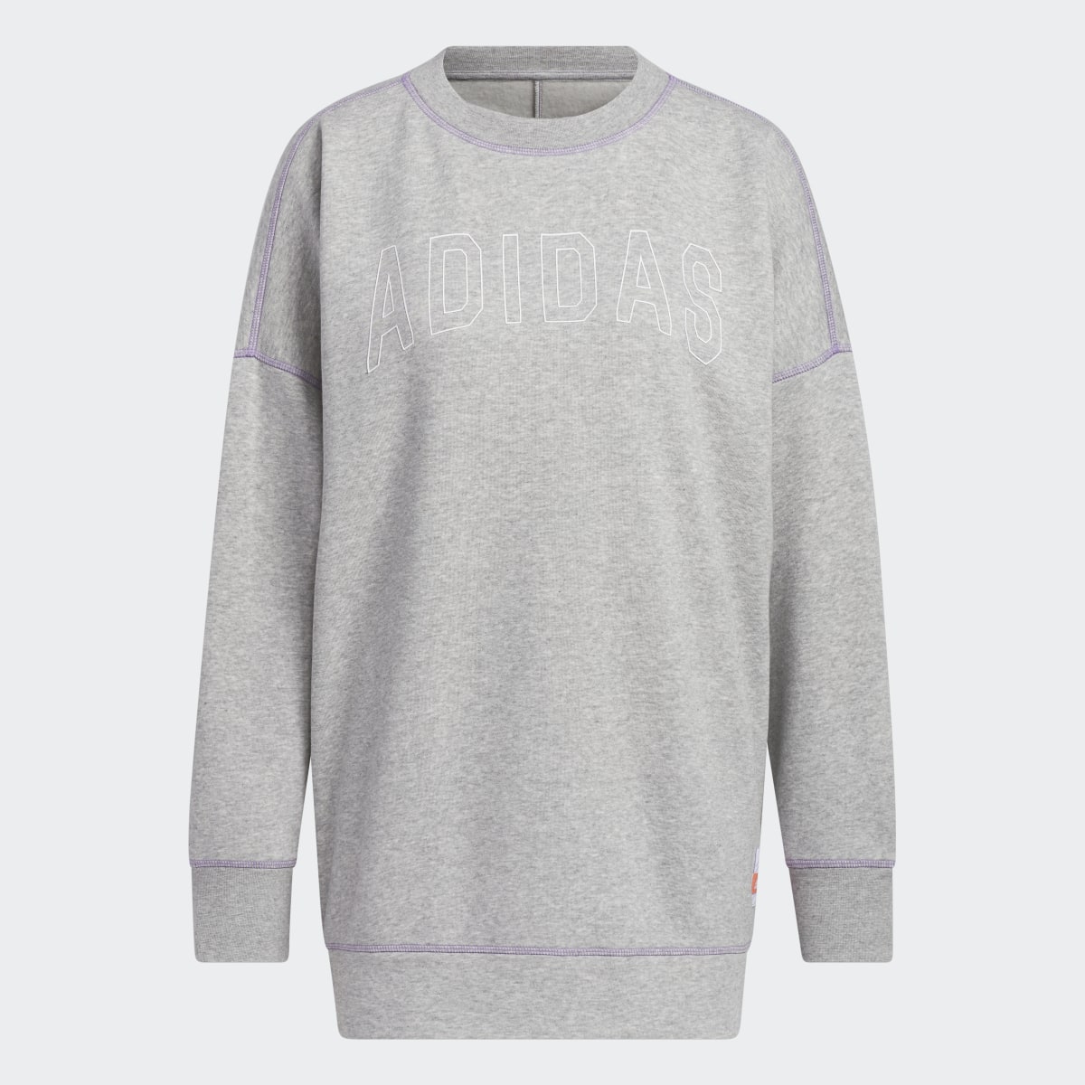 Adidas Sport Statement Boyfriend Crew Sweatshirt. 5