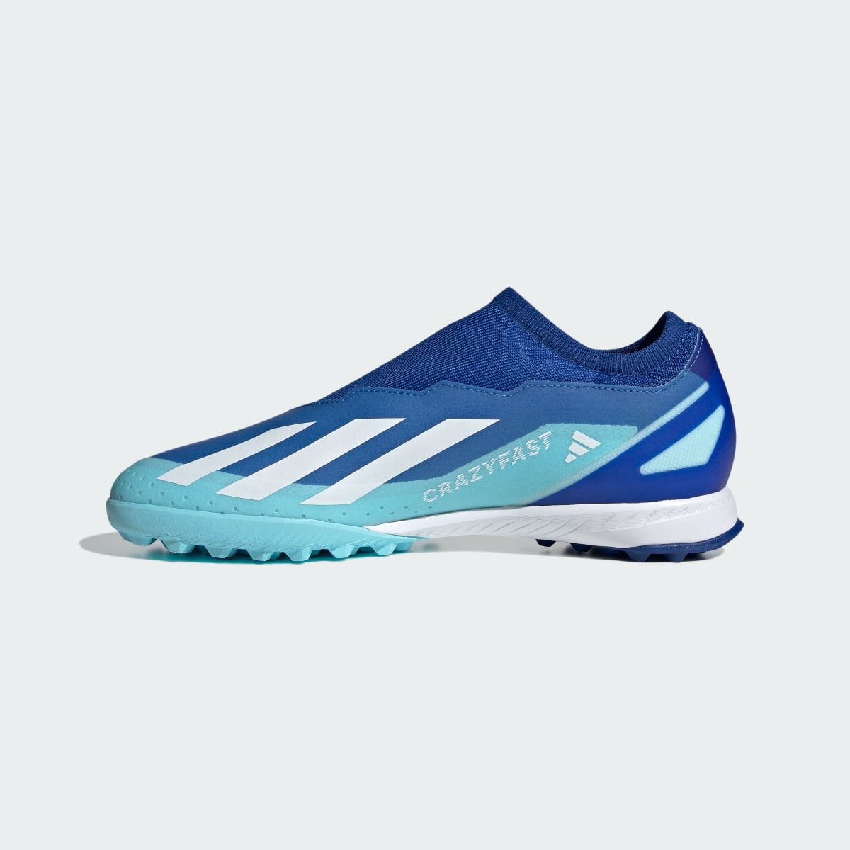 Adidas Zapatilla de fútbol X Crazyfast.3 Laceless moqueta. 7