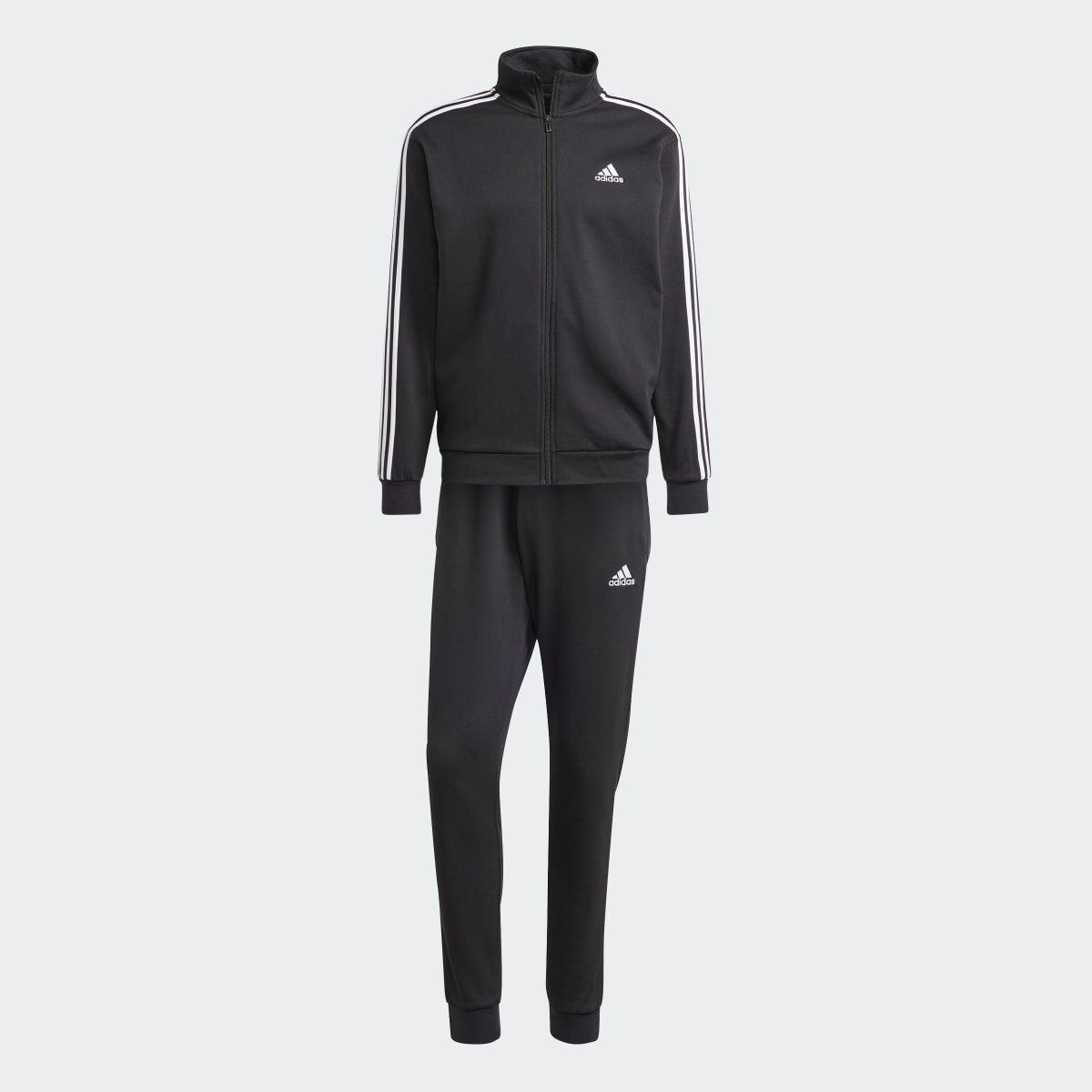 Adidas Basic 3-Stripes Fleece Track Suit. 5