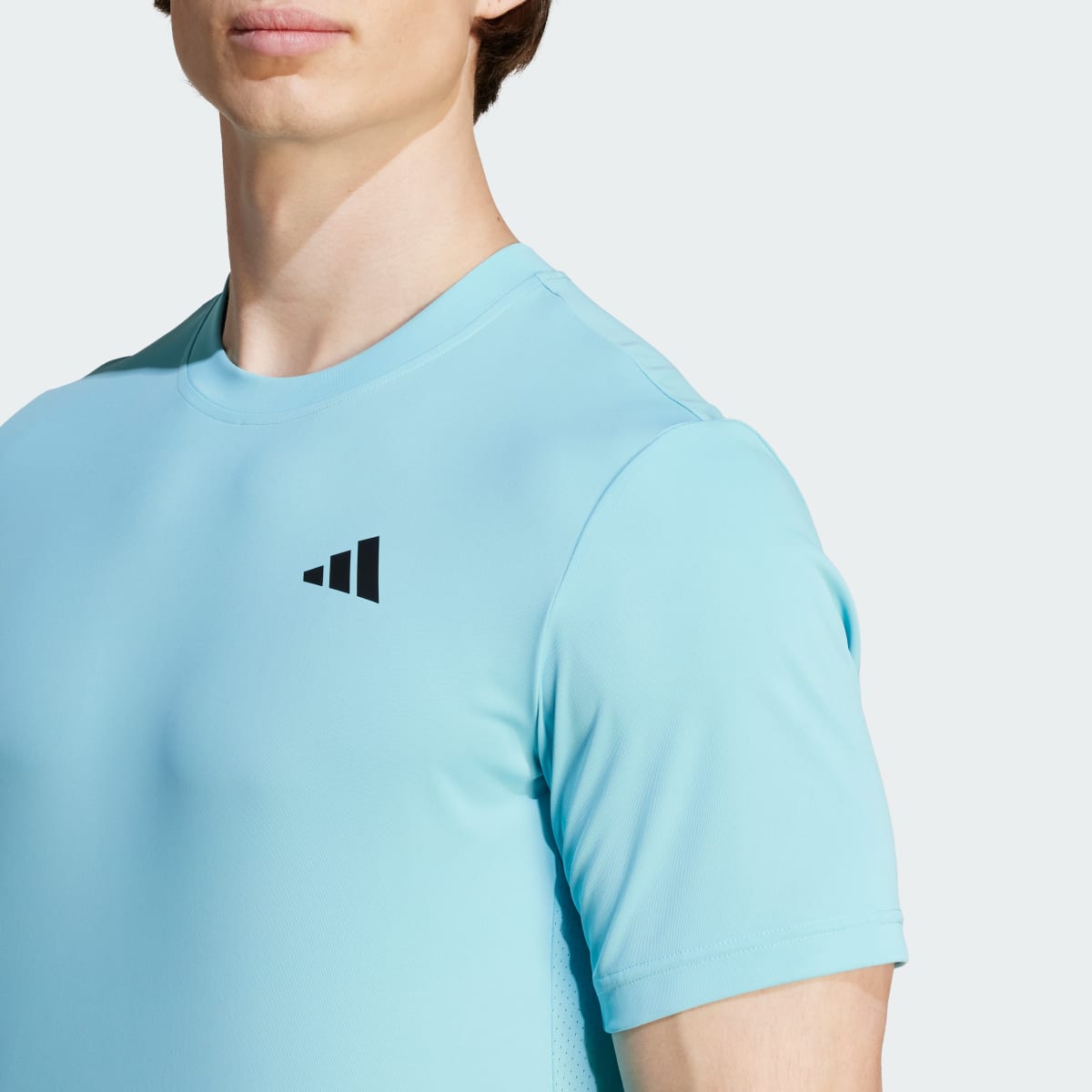 Adidas Club 3-Stripes Tennis T-Shirt. 9