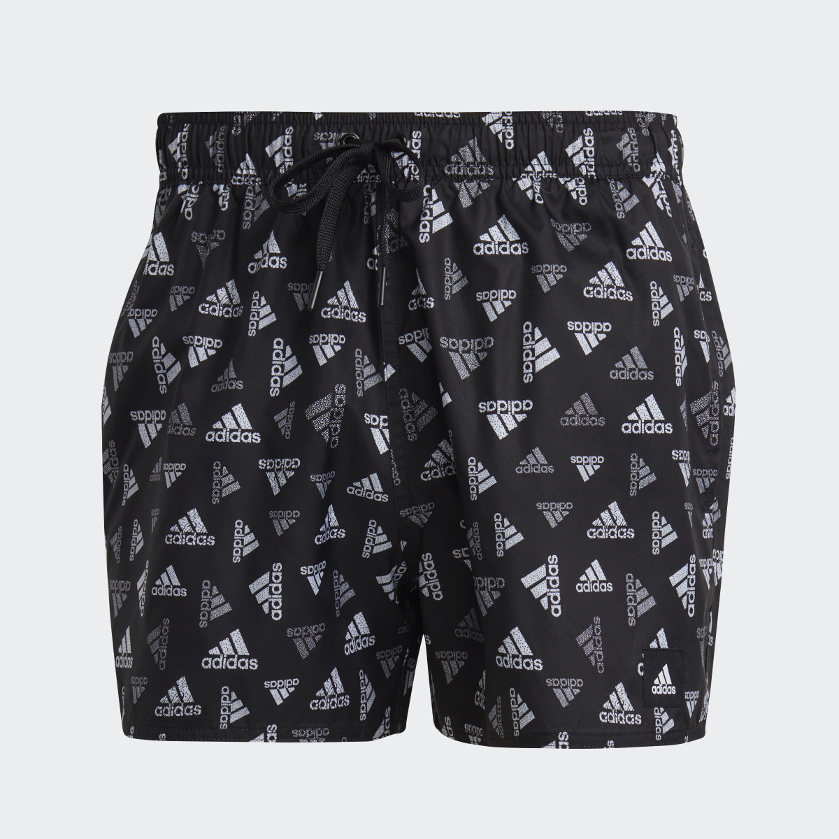 Adidas Logo Print CLX Very Short Length Badeshorts. 4