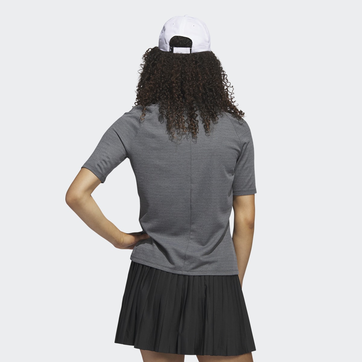 Adidas Ultimate365 Tour No-Show Half-Sleeve Golf Polo Shirt. 7
