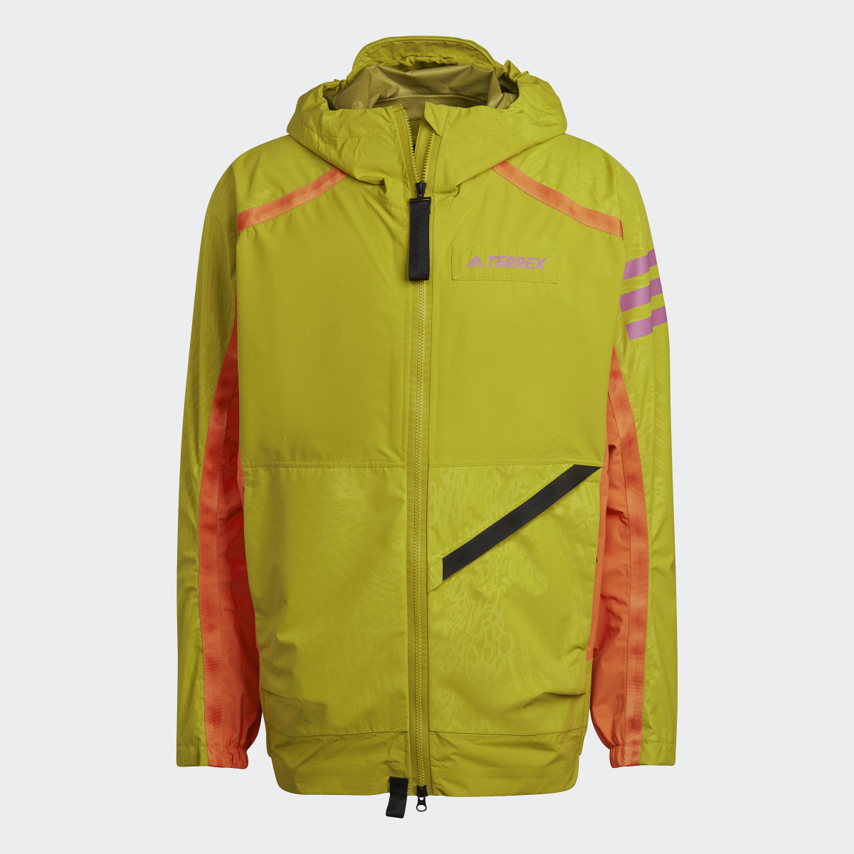 Adidas Chaqueta impermeable con capucha Terrex Utilitas. 6