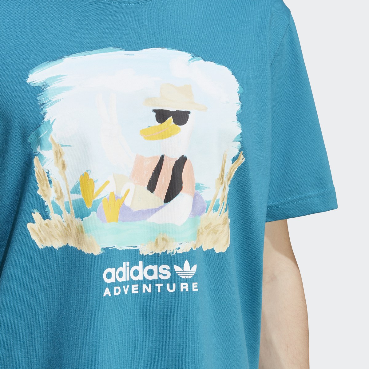 Adidas Adventure Graphic T-Shirt. 6