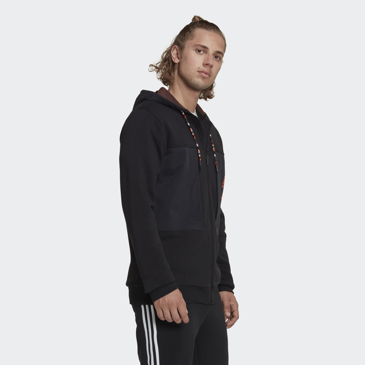 Adidas Veste à capuche entièrement zippée en molleton Essentials BrandLove. 4