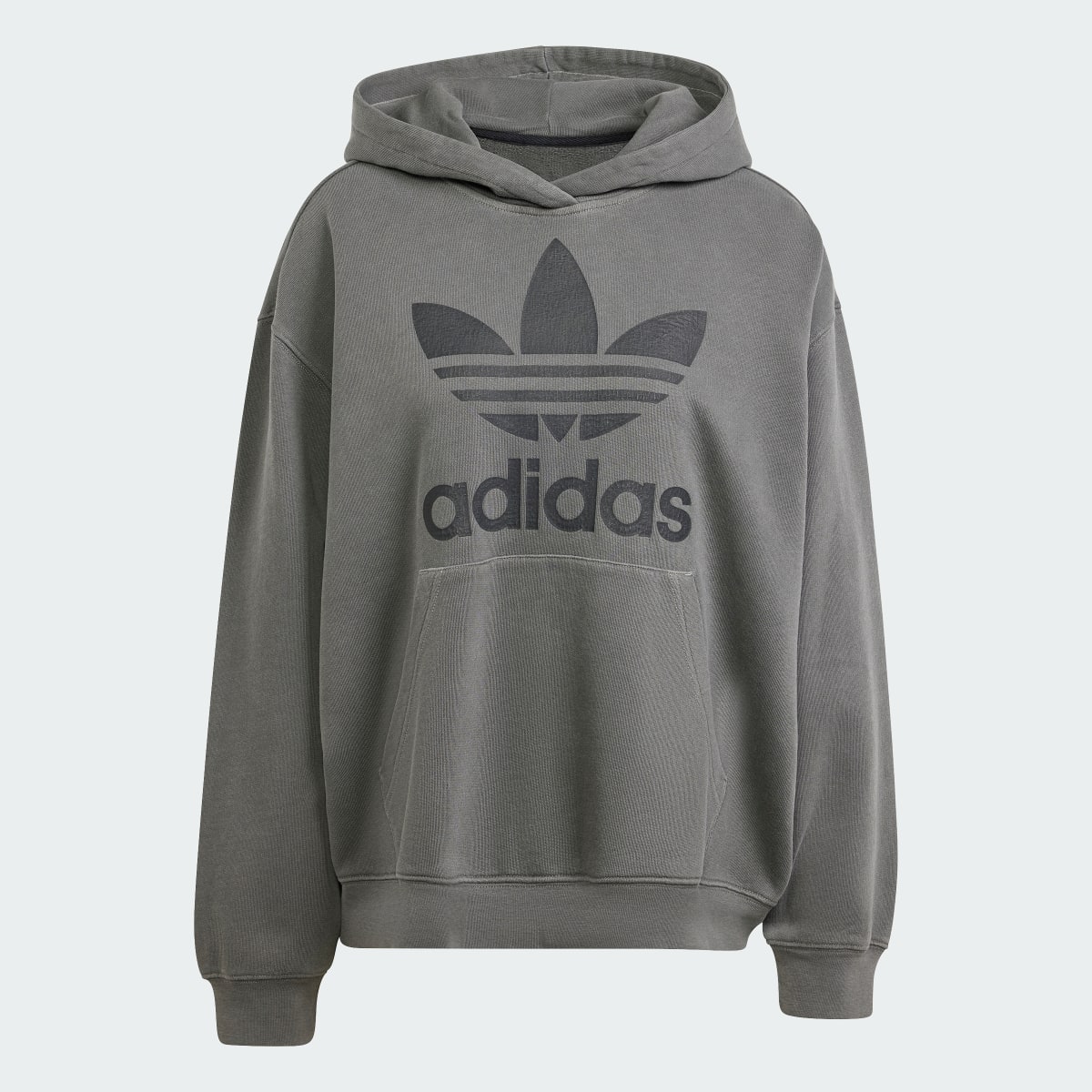 Adidas Washed Trefoil Hoodie. 5