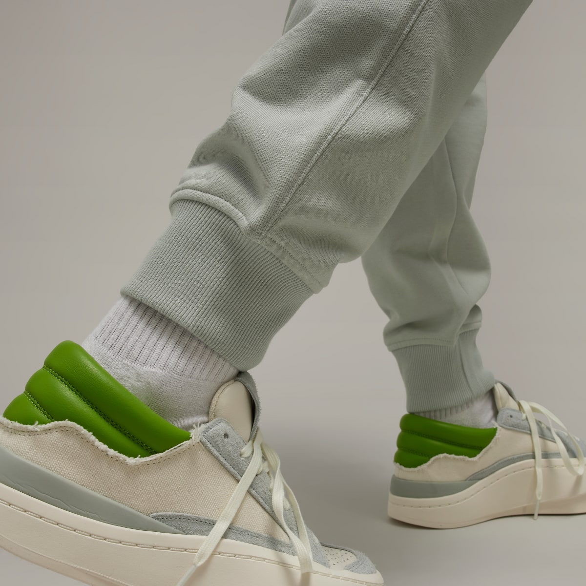 Adidas Pantalon à revers en molleton de coton bio Y-3. 7