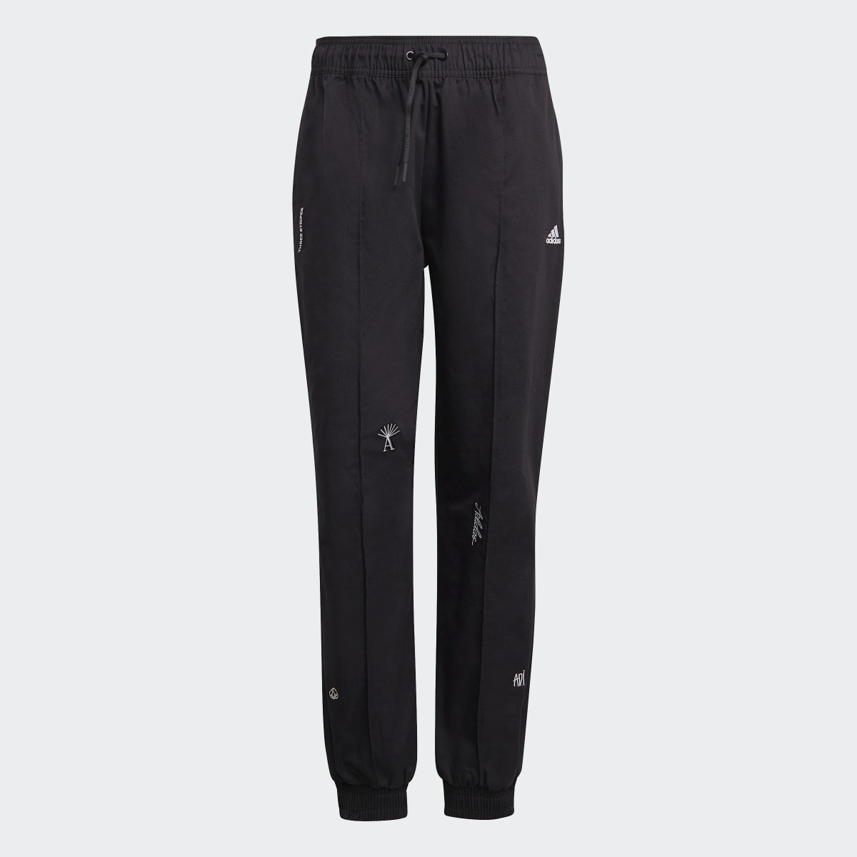 Adidas Loose Pants with Healing Crystals-Inspired Graphics. 5