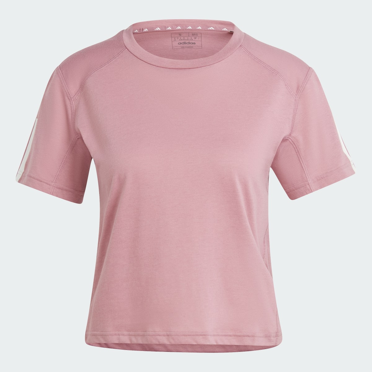 Adidas Crop top de training en coton à 3 bandes Train Essentials. 5