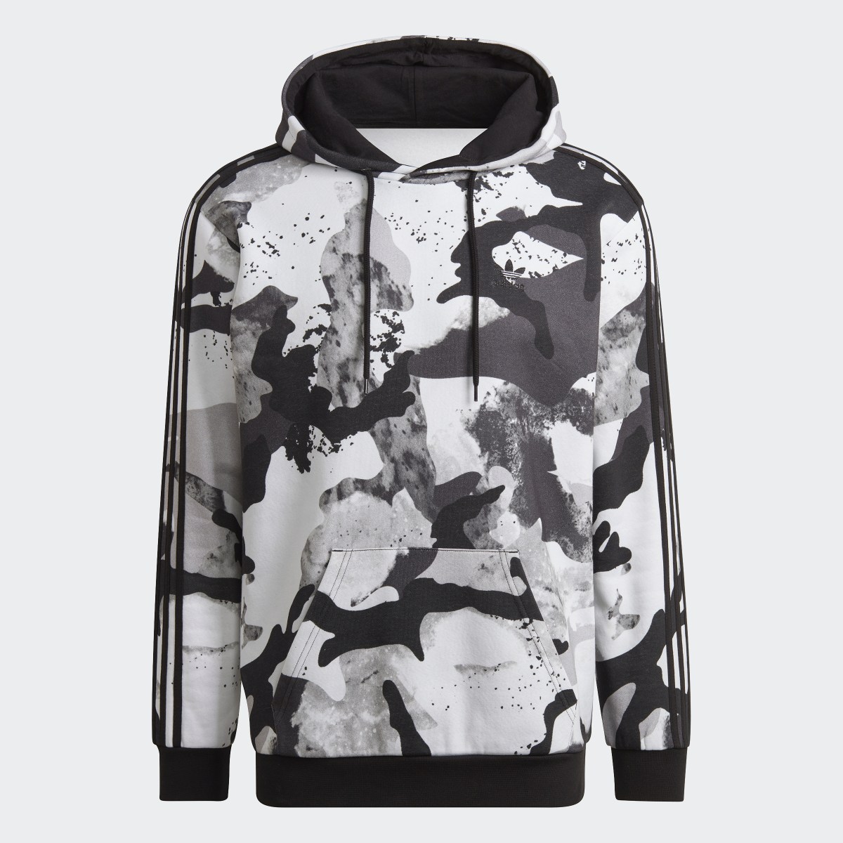 Adidas Sweat-shirt à capuche et imprimé camouflage intégral. 6