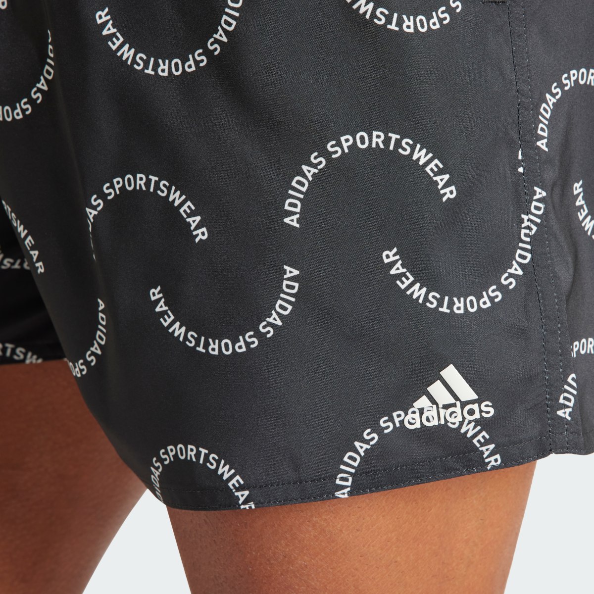 Adidas Wave Logo CLX Swim Shorts. 7