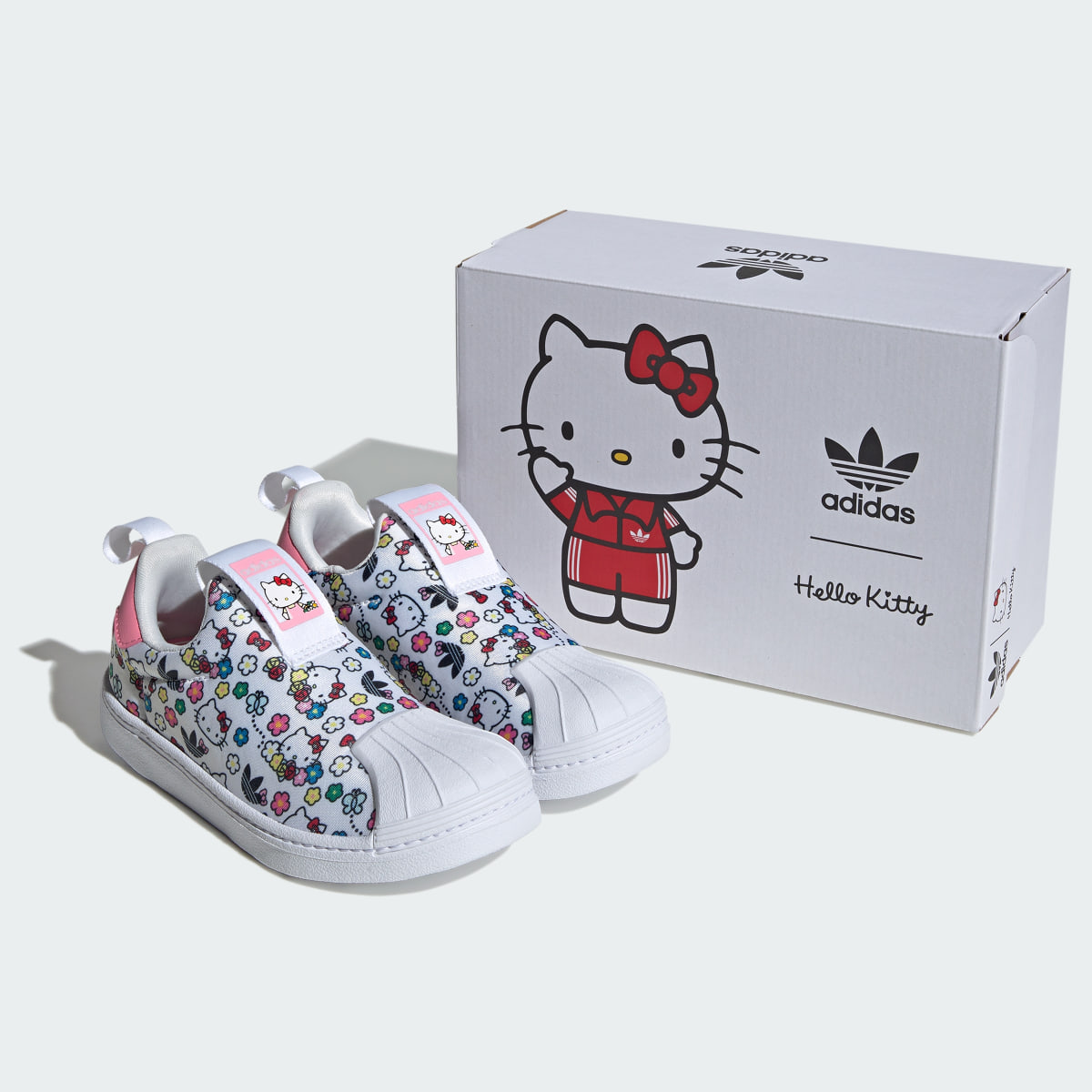 Adidas Tenis Superstar 360 adidas Originals x Hello Kitty para Niños. 10 Adidas Tenis Superstar 360 adidas Originals x Hello Kitty para Niños. 10