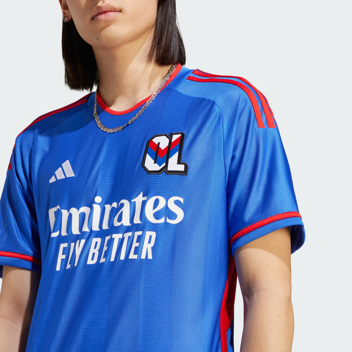 Adidas Camiseta segunda equipación Olympique de Lyon 23/24. 7