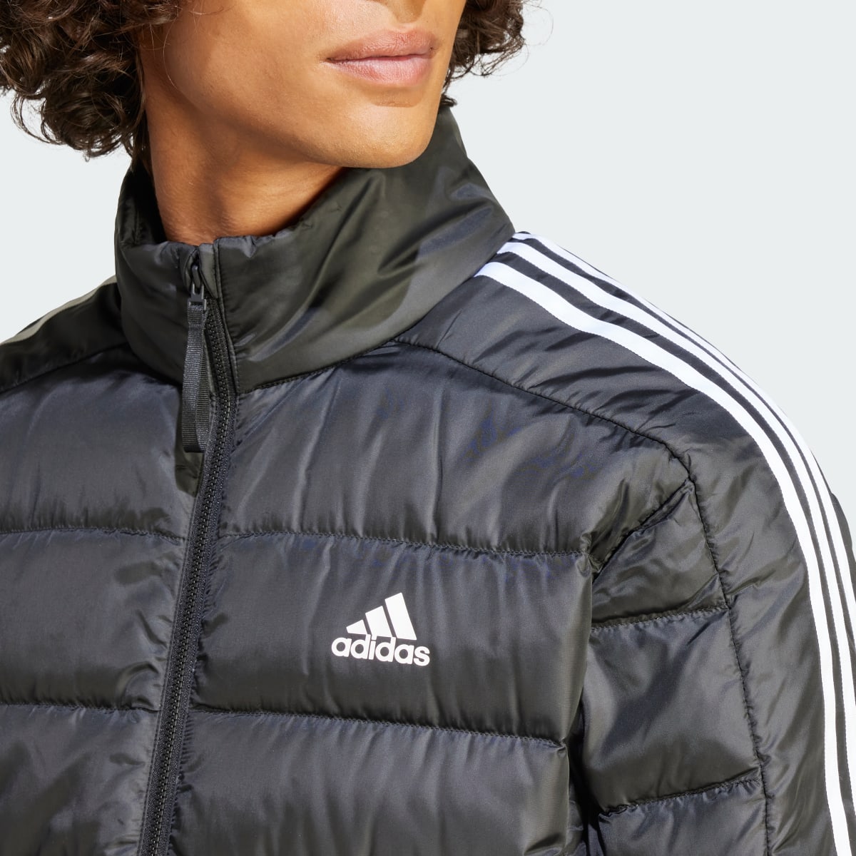 Adidas Essentials 3-Stripes Light Down Jacket. 6