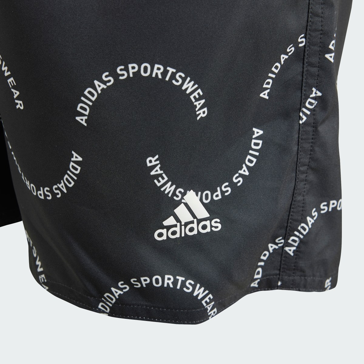 Adidas Sportswear Wave Print CLX Swim Shorts Kids. 4