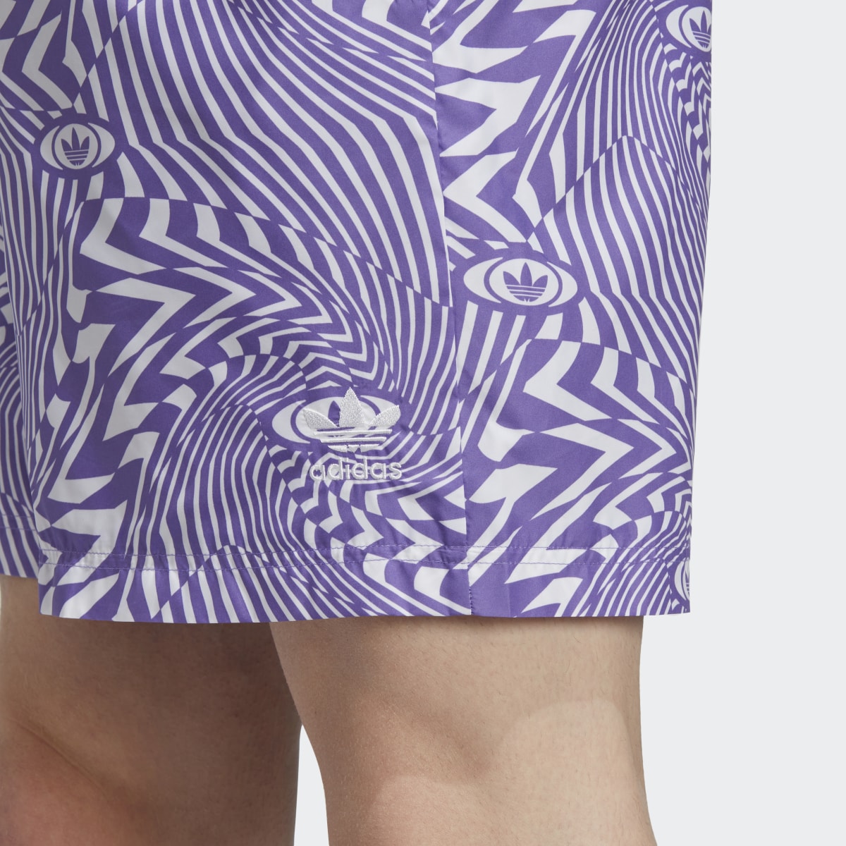 Adidas Rekive Allover Print Shorts. 7
