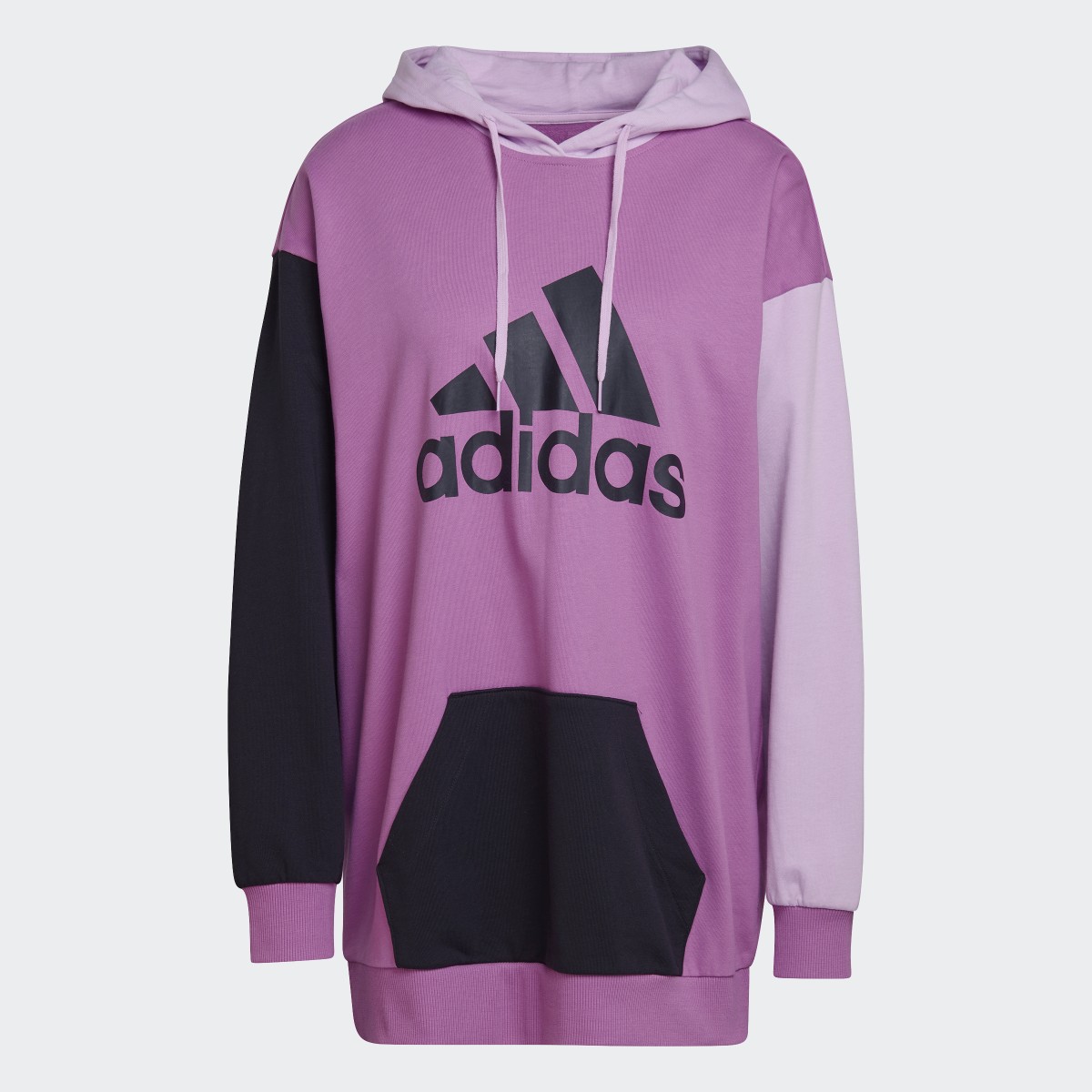 Adidas Sweat-shirt à capuche oversize à logo colorblock Essentials. 5