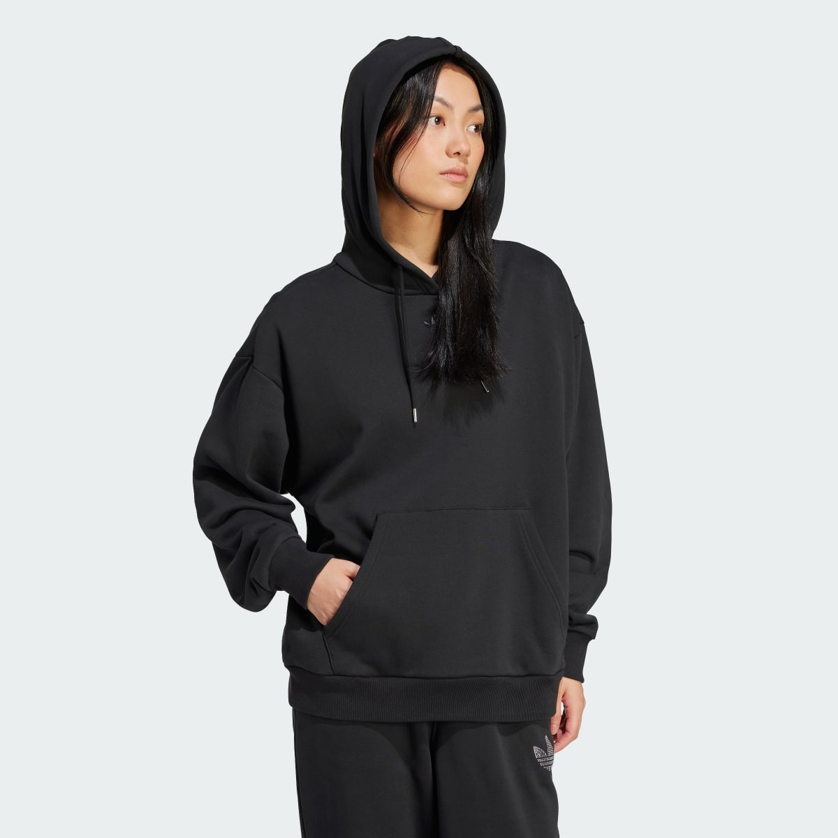 Adidas Embellished Oversized Kapüşonlu Üst. 4