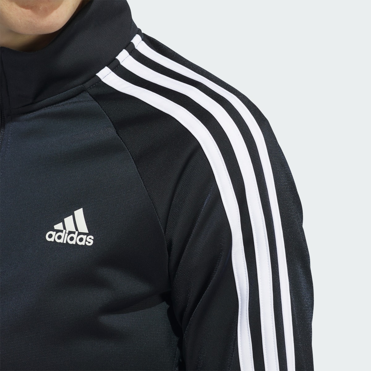 Adidas Giacca da allenamento Primegreen Essentials Warm-Up Slim 3-Stripes. 6