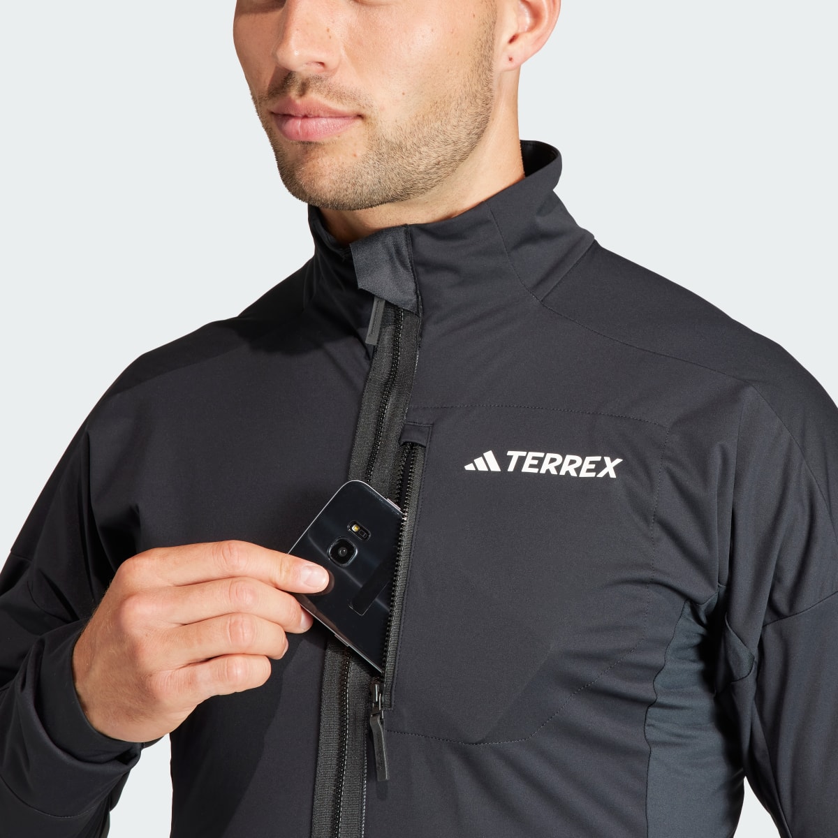 Adidas Terrex Xperior Cross-Country Ski Soft Shell Jacke. 8