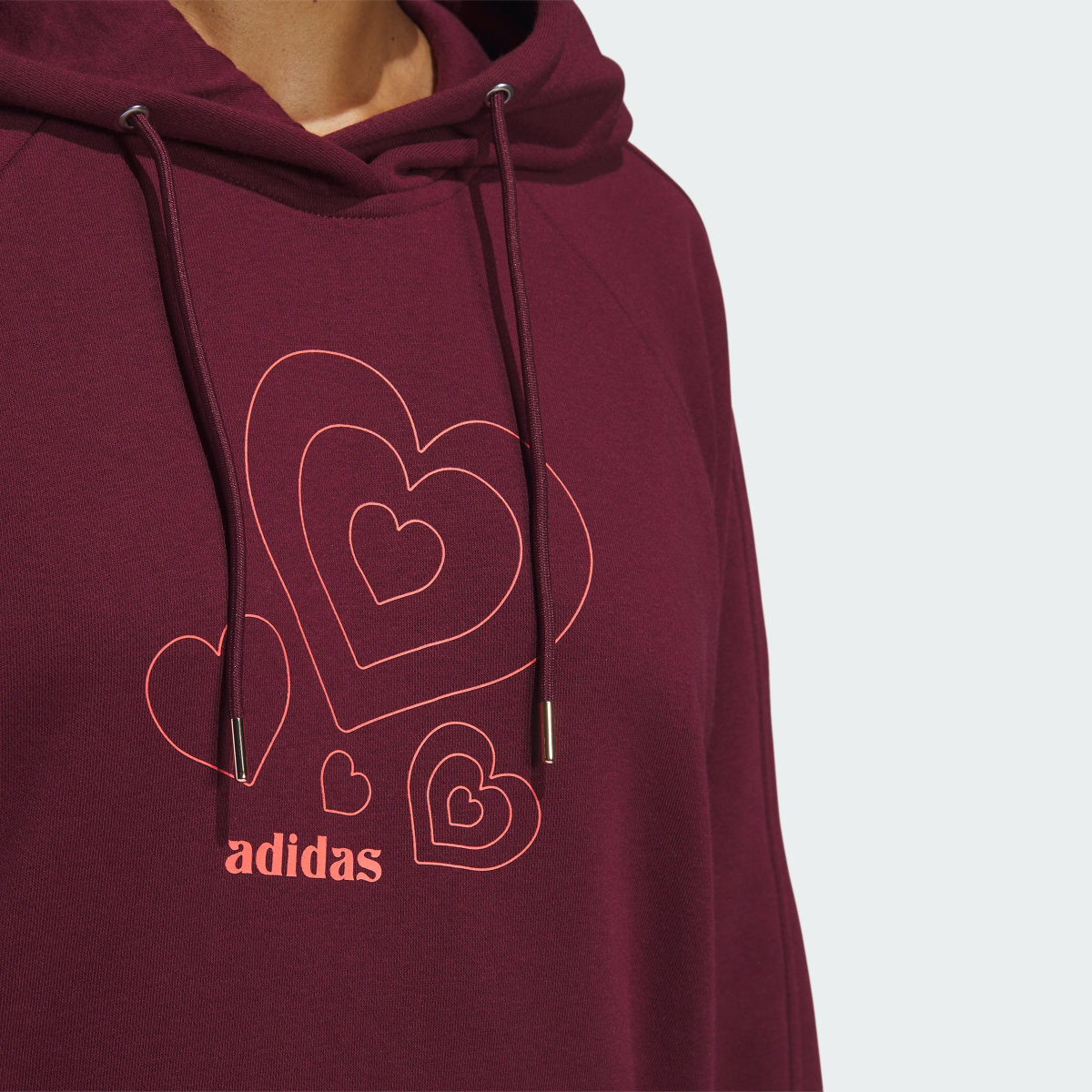 Adidas ALL SZN Valentine's Day Pullover Hoodie. 6