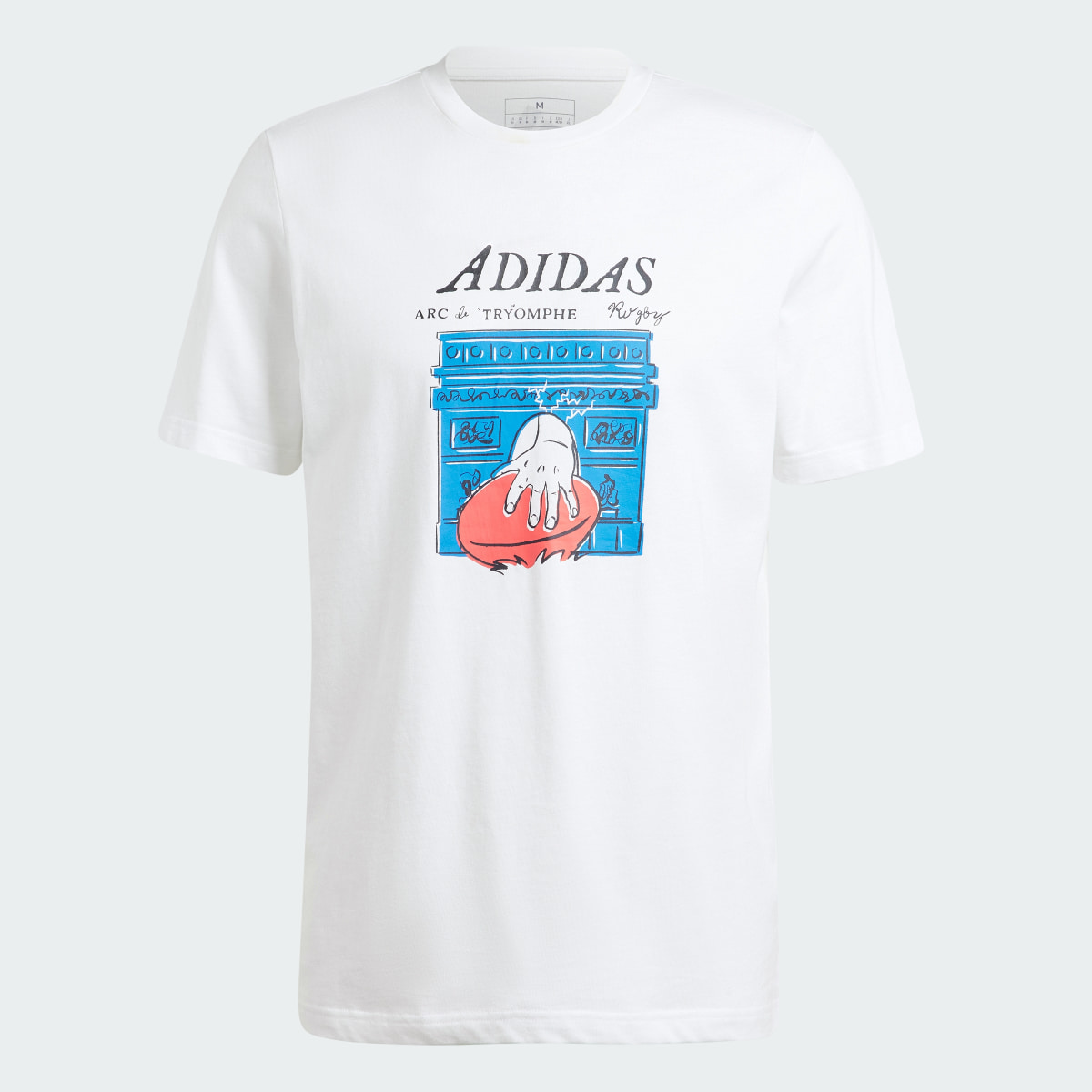 Adidas T-shirt de rugby graphique Tryomphe. 5