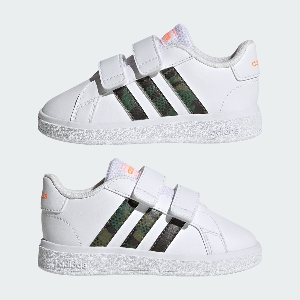 Adidas Grand Court Lifestyle Hook and Loop Schuh. 8