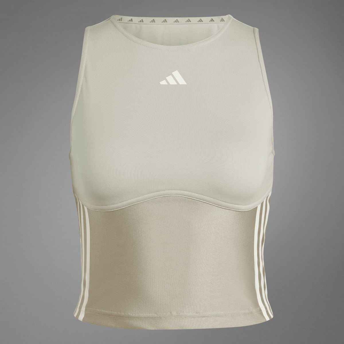 Adidas Hyperglam Shine Training Crop Tank Top. 9