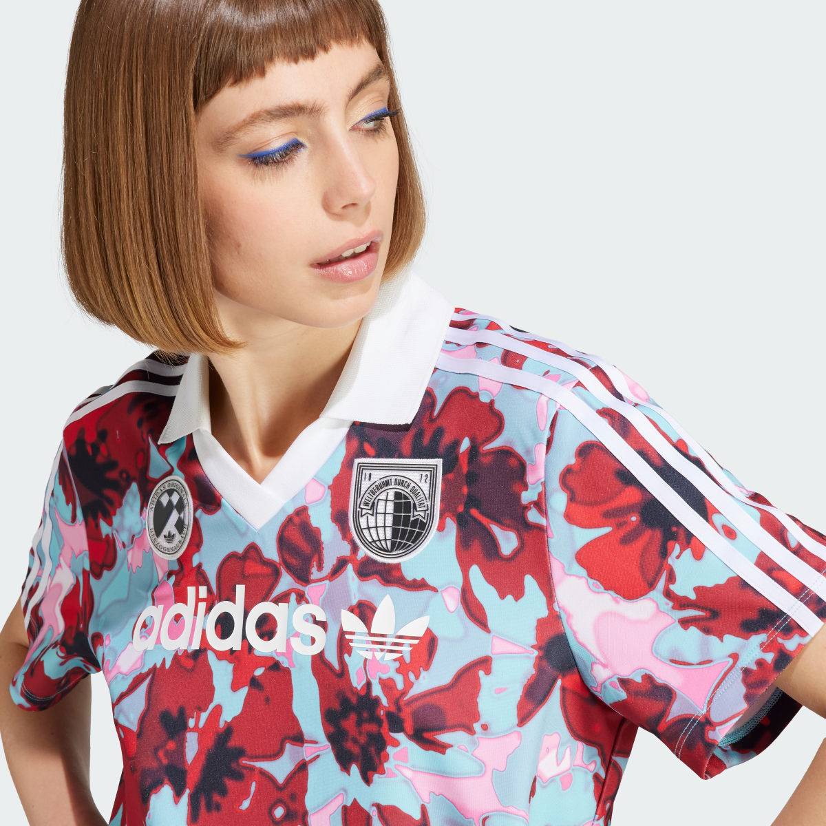 Adidas Allover Print Short Sleeve Jersey. 6