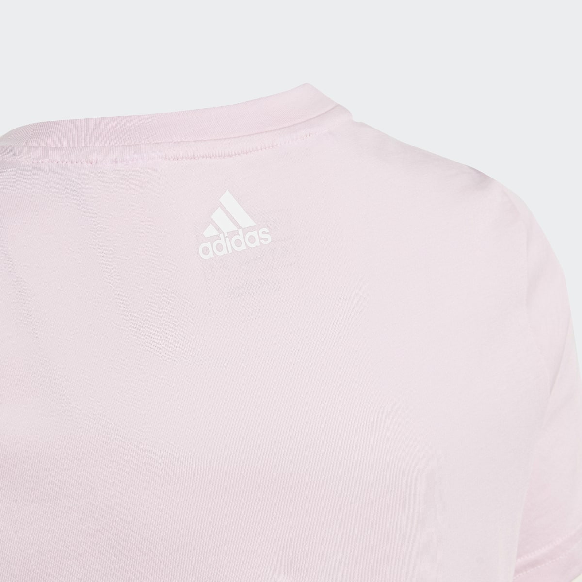 Adidas Essentials Linear Logo Cotton Slim Fit T-Shirt. 5