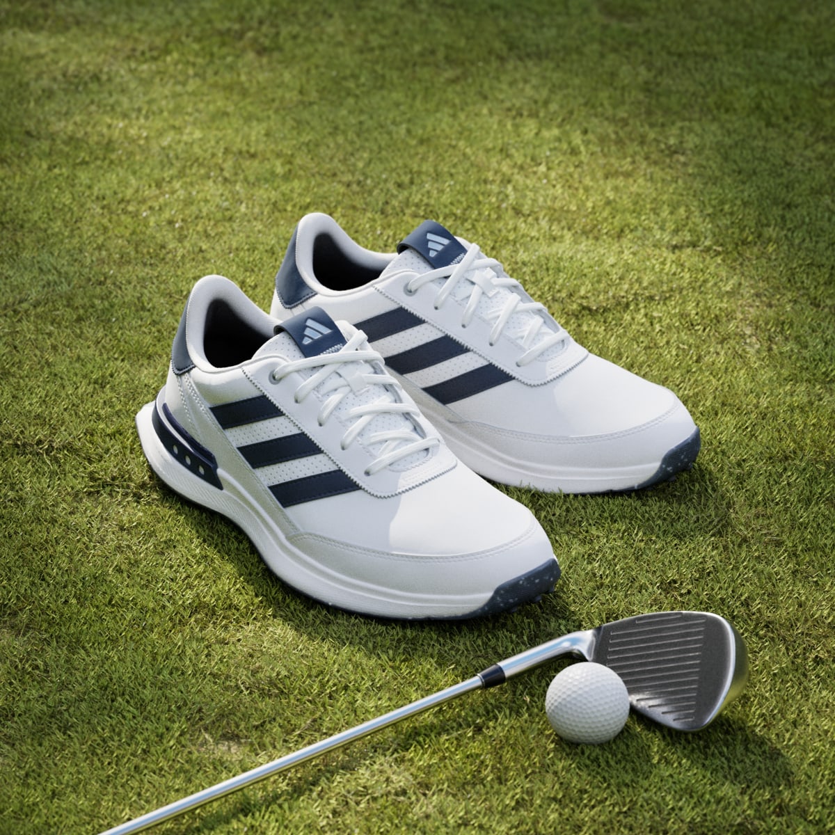 Adidas S2G Spikeless Leather 24 Golf Shoes. 4
