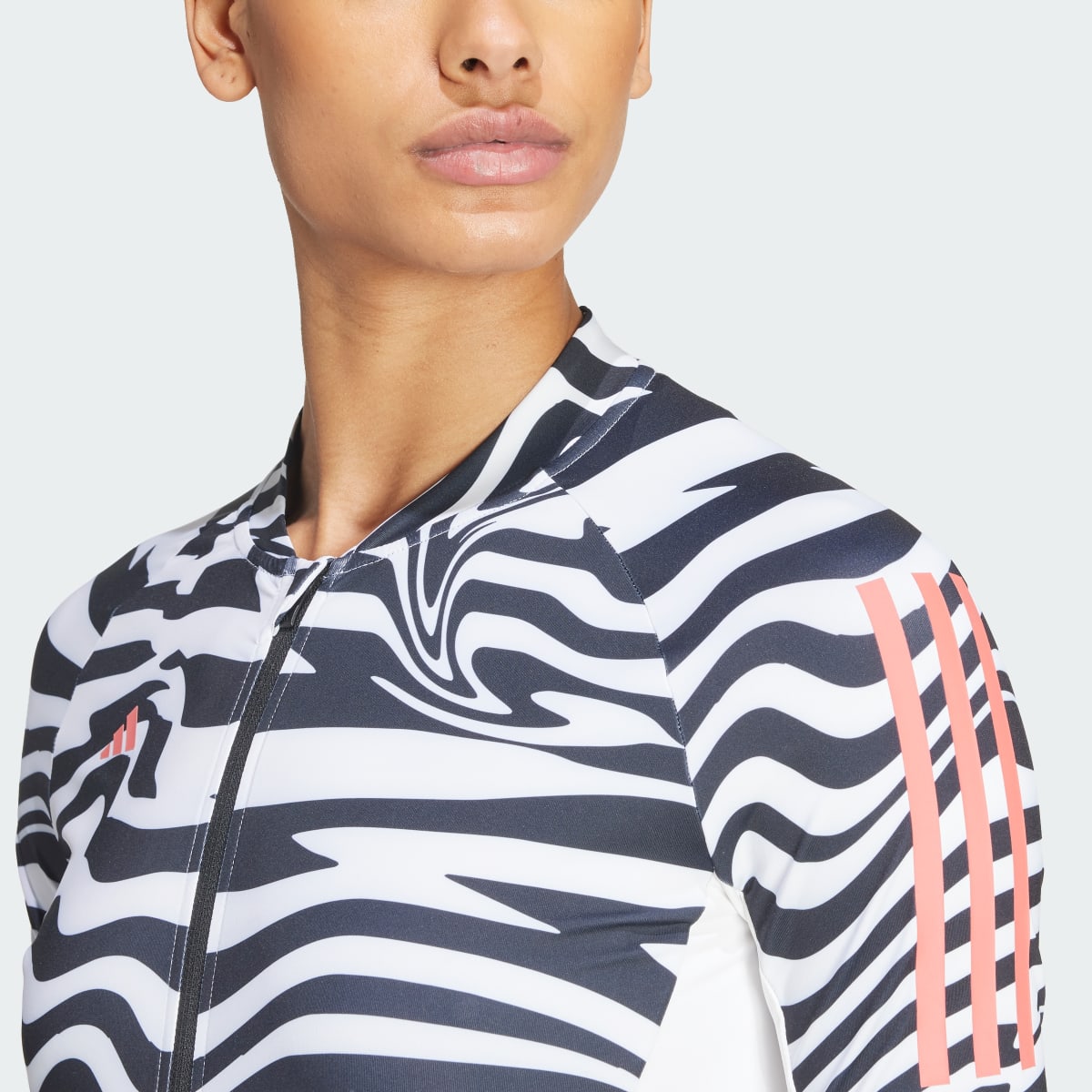 Adidas Essentials 3-Stripes Fast Zebra Cycling Jersey. 6