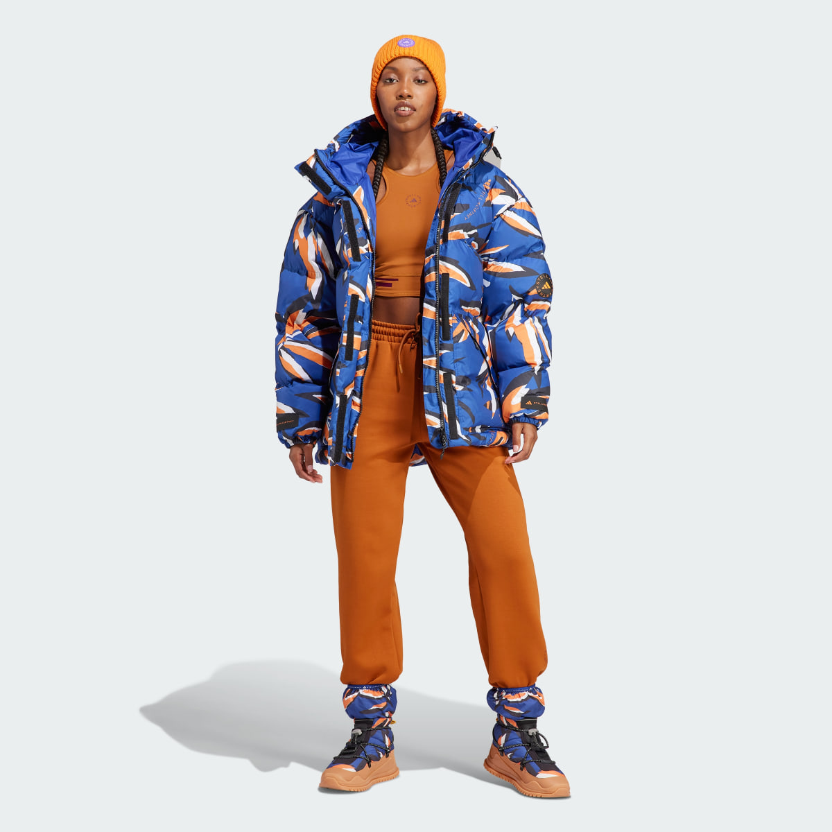 Adidas by Stella McCartney Mid-Length Padded Winterjacke. 4