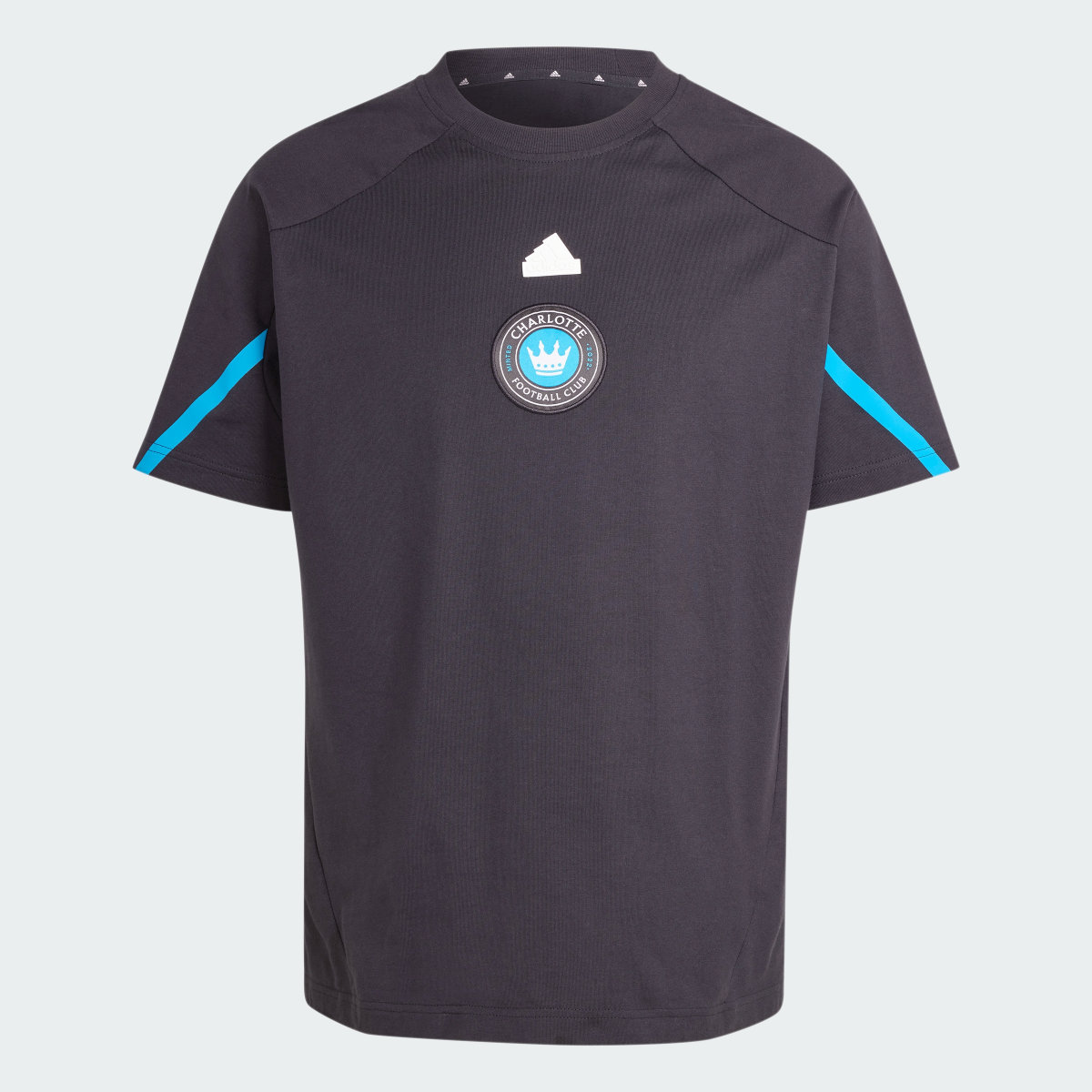 Adidas Charlotte FC Designed for Gameday Travel Tee. 5