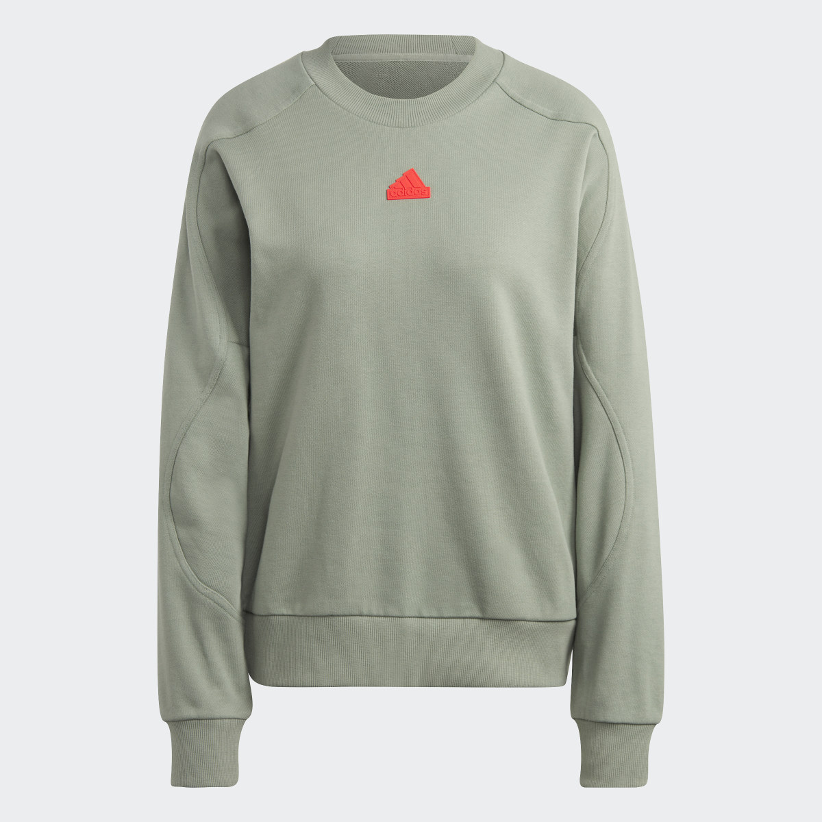 Adidas City Escape Loose Crew Sweatshirt. 6