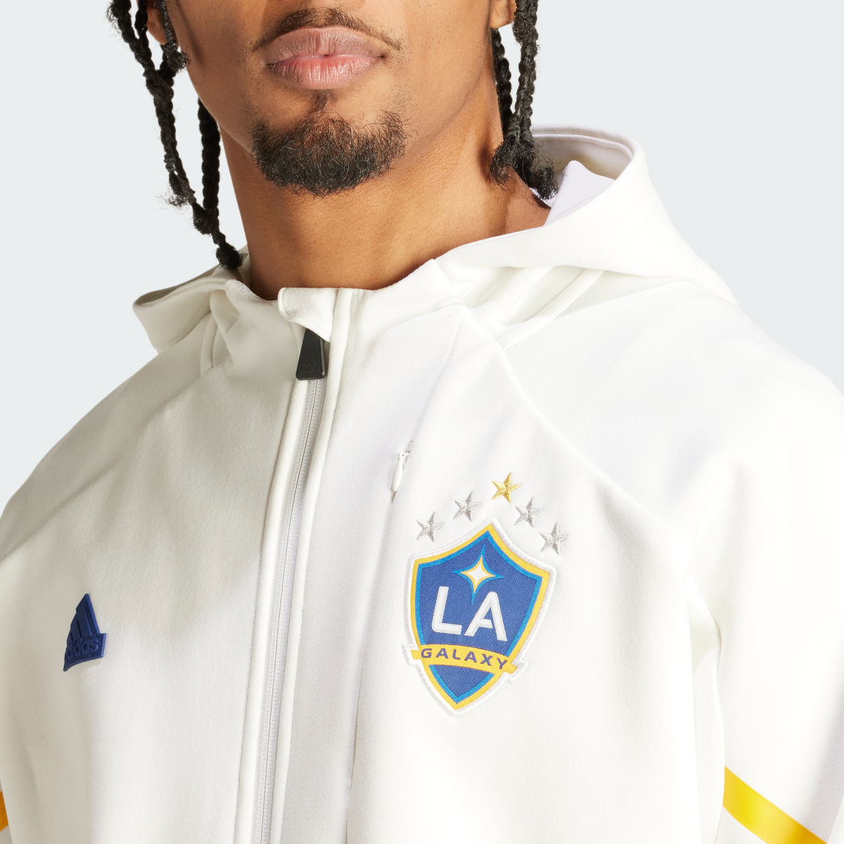 Adidas LA Galaxy Designed for Gameday Anthem Jacket. 6