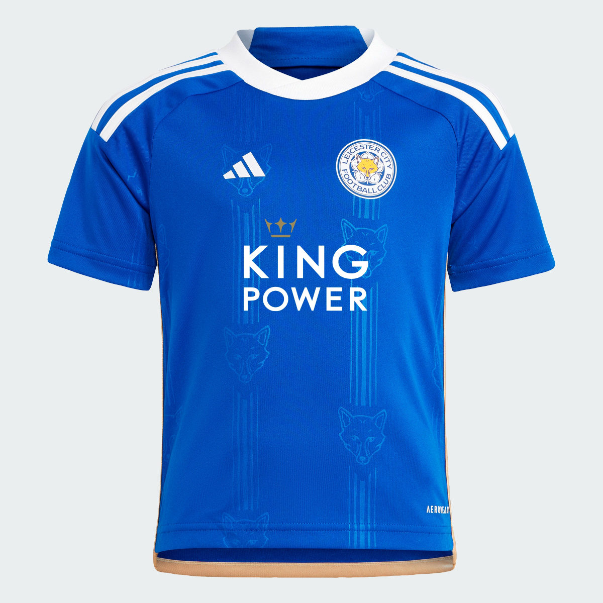 Adidas Minikit Principal 23/24 do Leicester City. 7