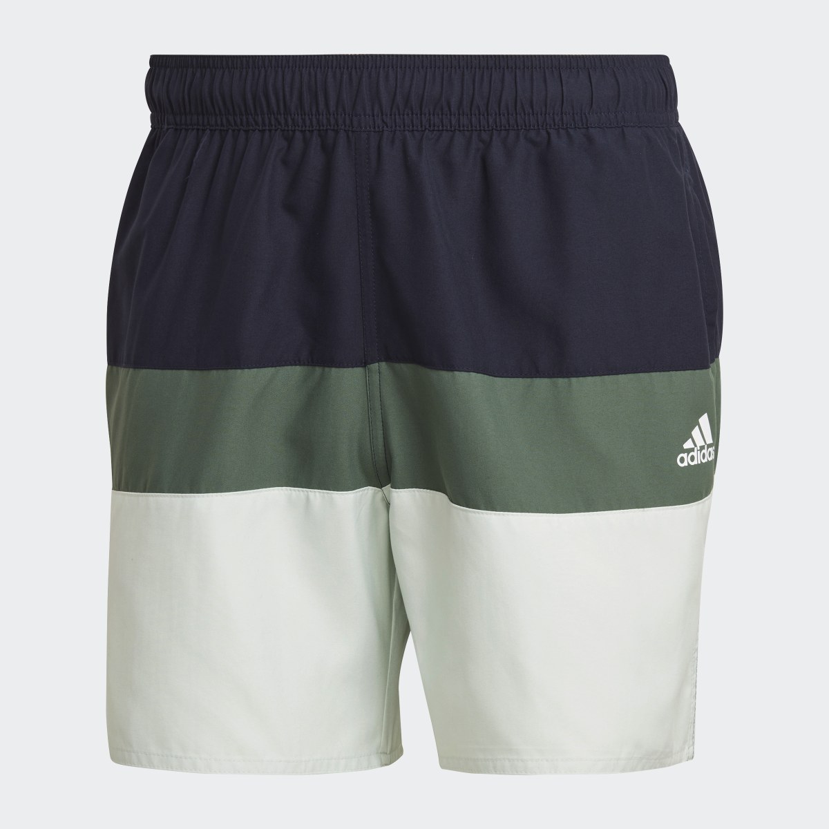 Adidas Short-Length Colorblock Swim Shorts. 4