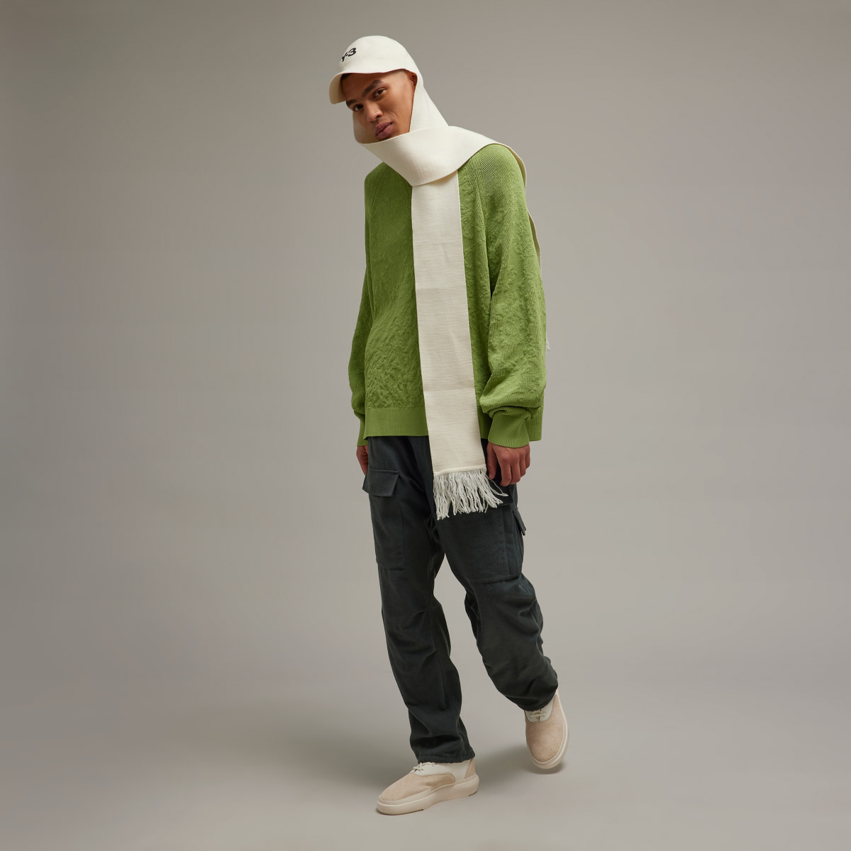 Adidas Y-3 Knit Crew Sweater. 4