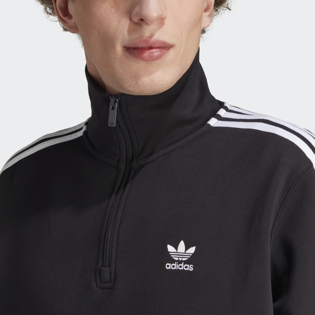 Adidas adicolor Classics 3-Streifen Half-Zip Sweatshirt. 6