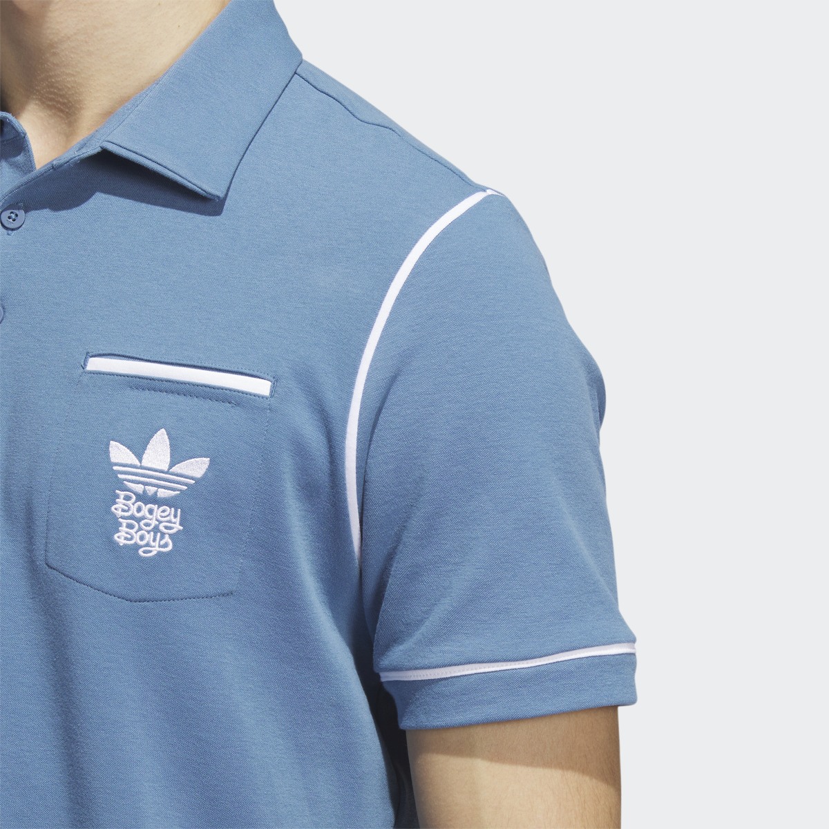 Adidas Bogey Boys Golf Polo Shirt. 9