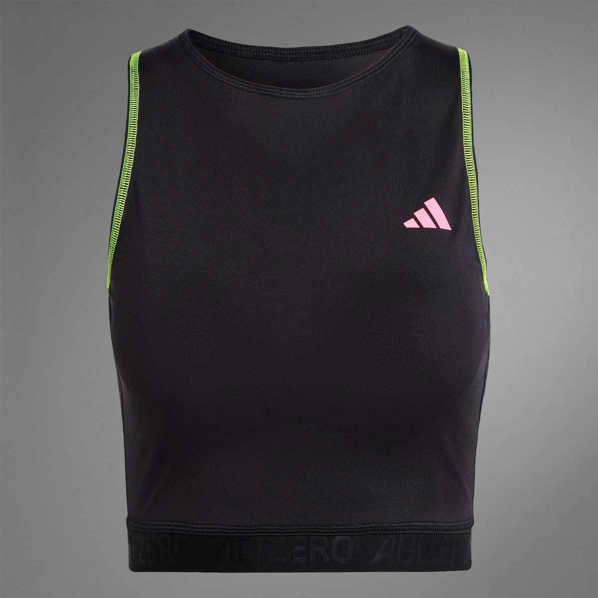 Adidas Adizero Running Crop Tank Top. 9