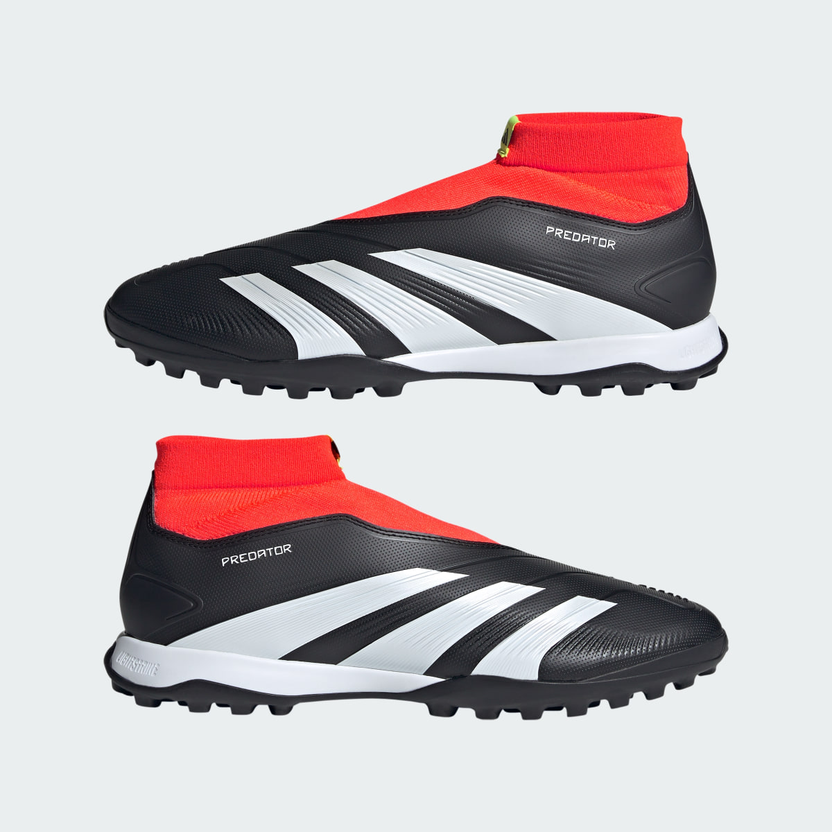 Adidas Predator 24 League Laceless Turf Soccer Shoes. 8