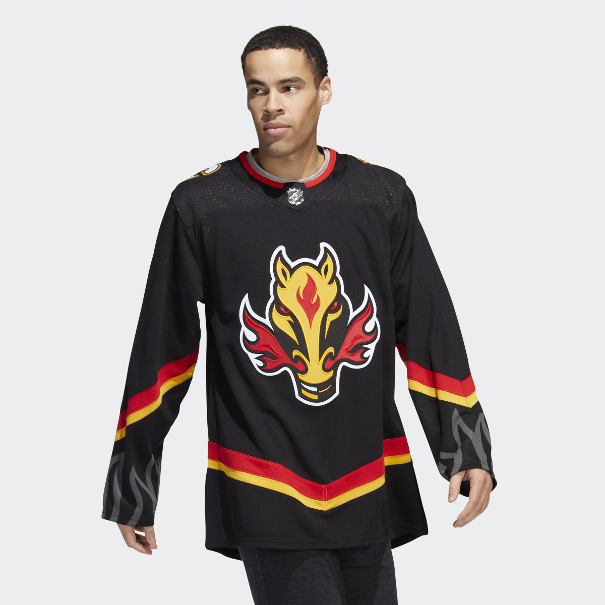 Adidas Flames Third Authentic Jersey. 4