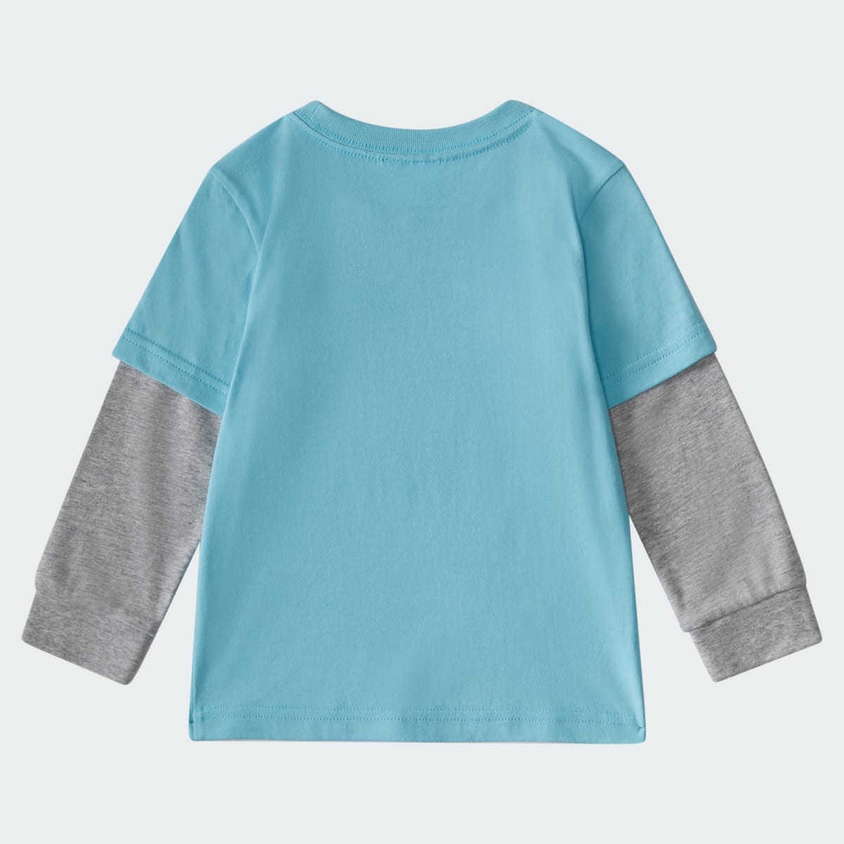 Adidas Two-Piece Layered Cotton Tee and Fleece Pant Set. 3