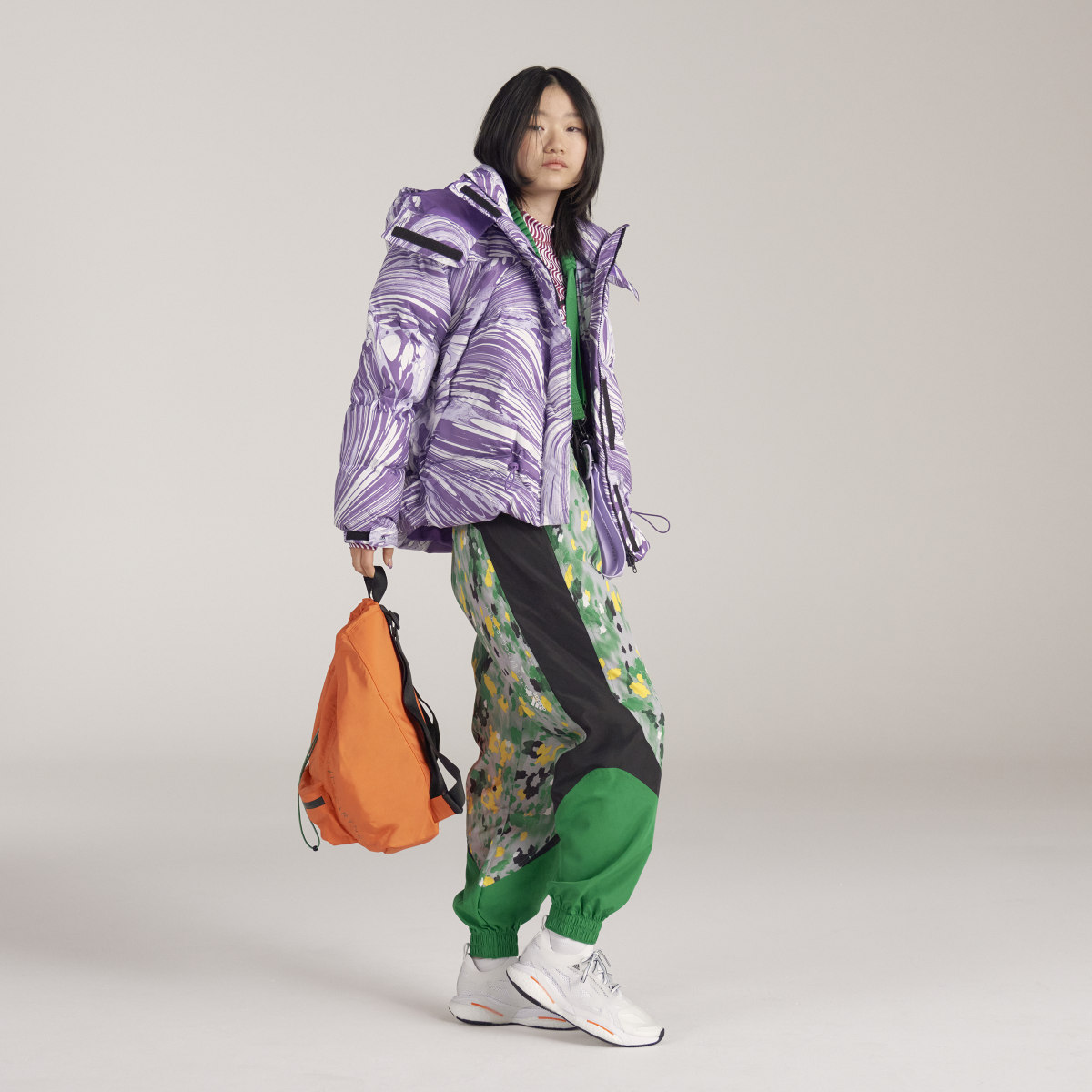 Adidas by Stella McCartney Padded Printed Winter Jacket. 9